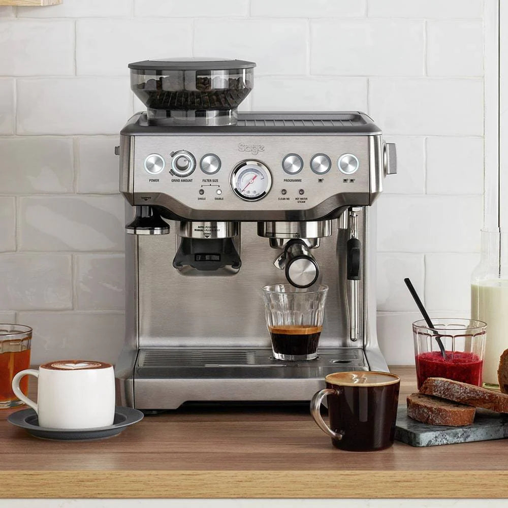 Sage The Barista Express Espresso Machine With Temp Control Milk Jug (Includes IF Coffee Starter Pack)