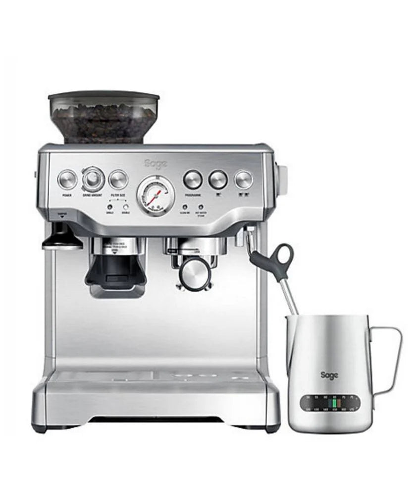 Sage The Barista Express Espresso Machine With Temp Control Milk Jug (Includes IF Coffee Starter Pack)