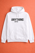 Anything Coffee Heavyweight Hoodie White