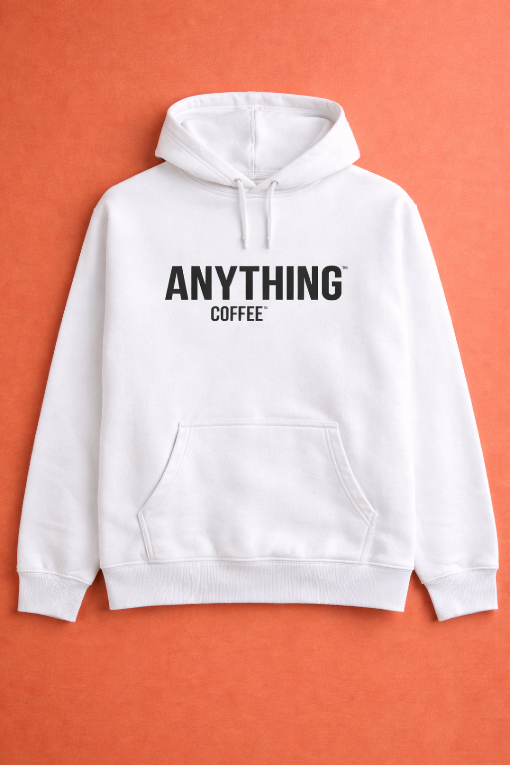 Anything Coffee Heavyweight Hoodie White